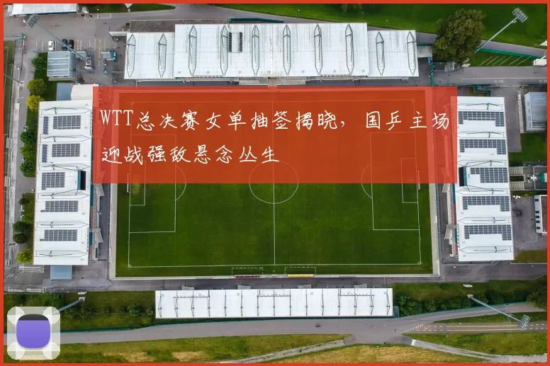WTT总决赛女单抽签揭晓，国乒主场迎战强敌悬念丛生